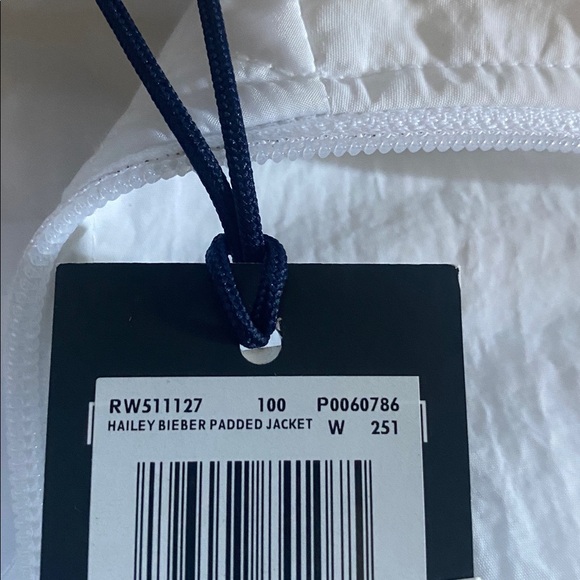 Fila X Hailey Padded all White Jacket Size Small - Picture 5 of 10